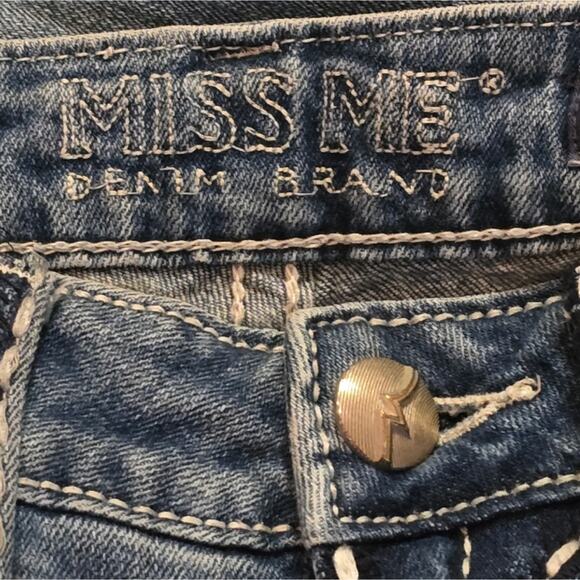 Miss Me Boyfriend Capri Cropped Pockets Stretch Women's Size‎ 26 x 25 - Picture 12 of 12
